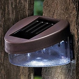 Lampe solaire blanche pour chemin, mur, paysage, clôture de jardin