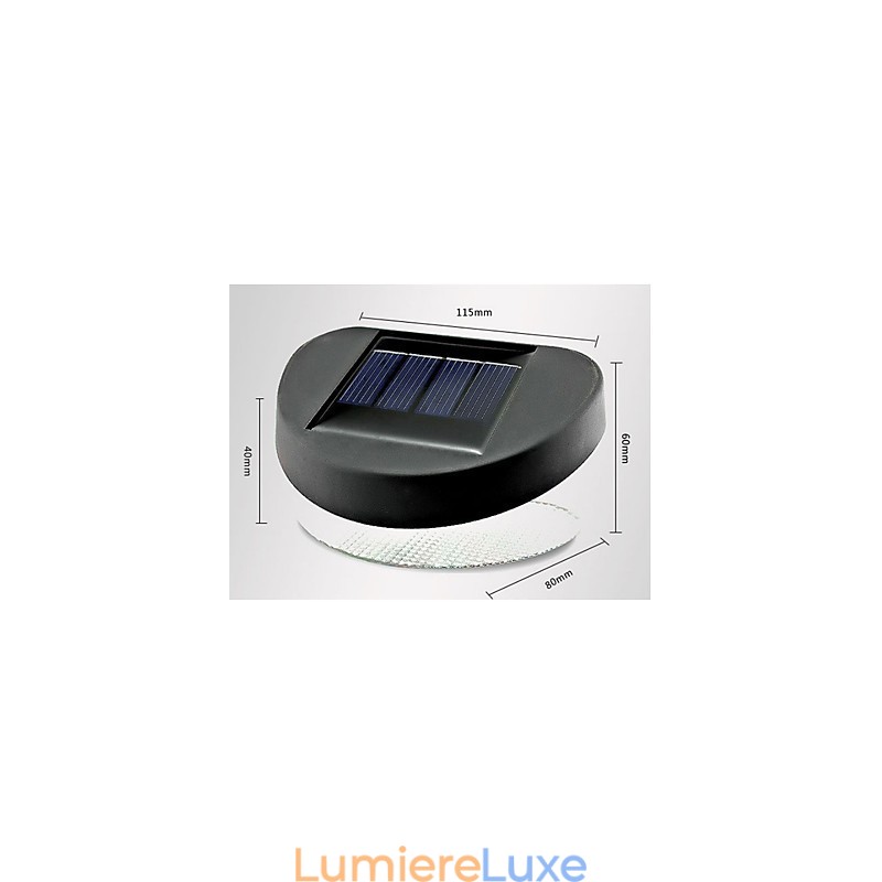 Lampe solaire blanche pour chemin, mur, paysage, clôture de jardin