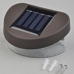 Lampe solaire blanche pour chemin, mur, paysage, clôture de jardin