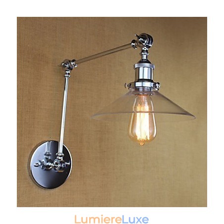 Lampe d'ambiance à bras pivotant style mini, style rétro vintage, galvanoplastie Lampe d'ambiance à bras pivotant style mini, style rétro vintage, galvanoplastie