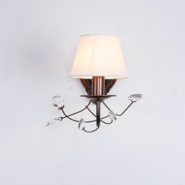Applique murale rustique galvanisée de style mini avec éclairage d'ambiance