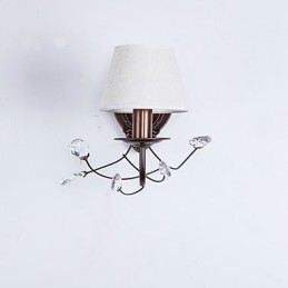 Applique murale rustique galvanisée de style mini avec éclairage d'ambiance