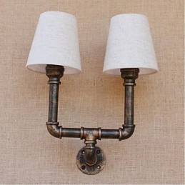 Applique murale rustique en laiton pour éclairage d'ambiance