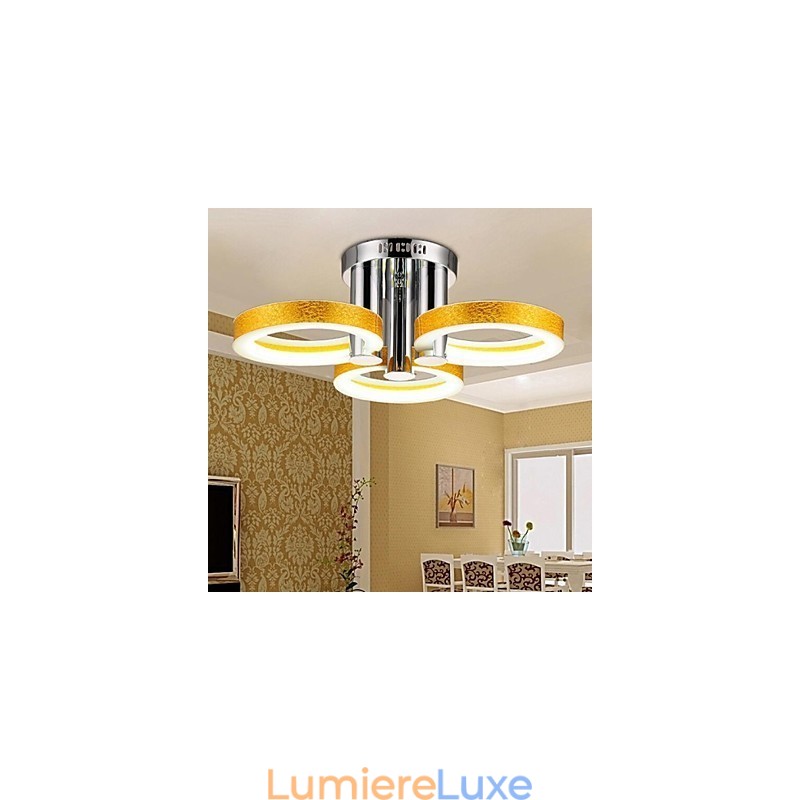 Lustre en métal chromé classique, contemporain et traditionnel moderne