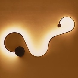 Appliques murales modernes en métal créatif pour salon, couloir, chambre à coucher, chambres d'hôtel, chevet, décoration