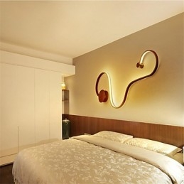 Appliques murales modernes en métal créatif pour salon, couloir, chambre à coucher, chambres d'hôtel, chevet, décoration