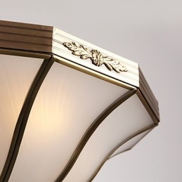 Plafonnier décoratif contemporain moderne en cuivre
