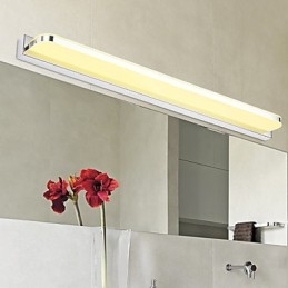 Éclairage de salle de bain de style mini moderne contemporain en métal