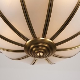 Plafonnier décoratif contemporain moderne en cuivre