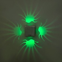 Appliques murales modernes et contemporaines galvanisées pour éclairage d'ambiance