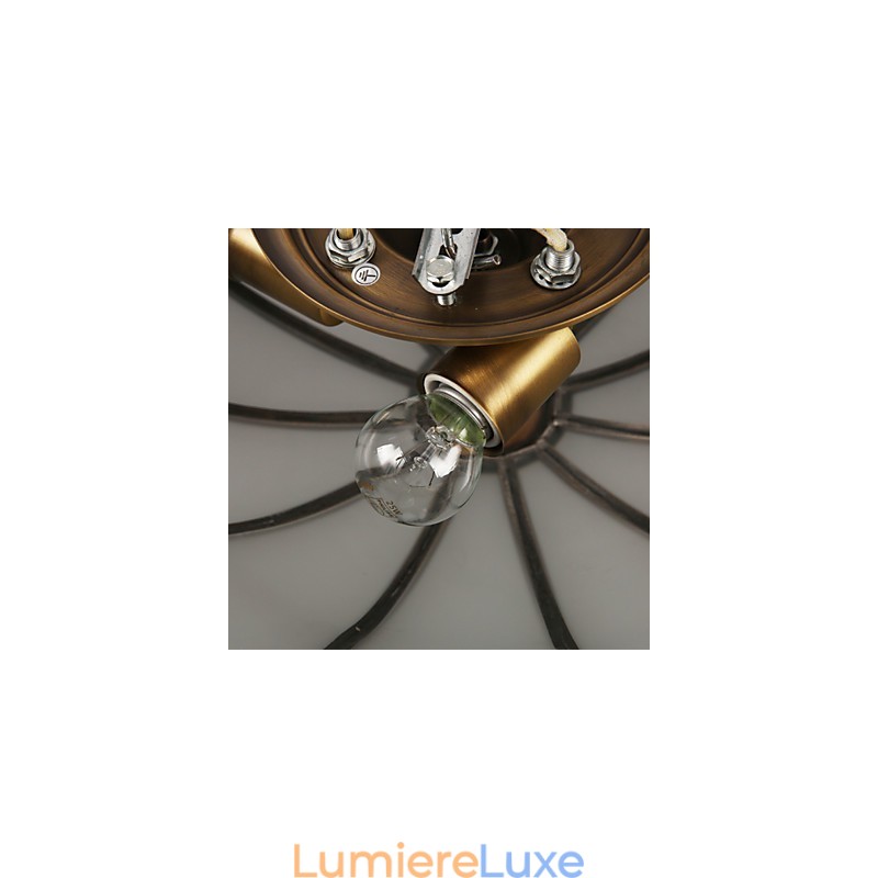Plafonnier décoratif contemporain moderne en cuivre
