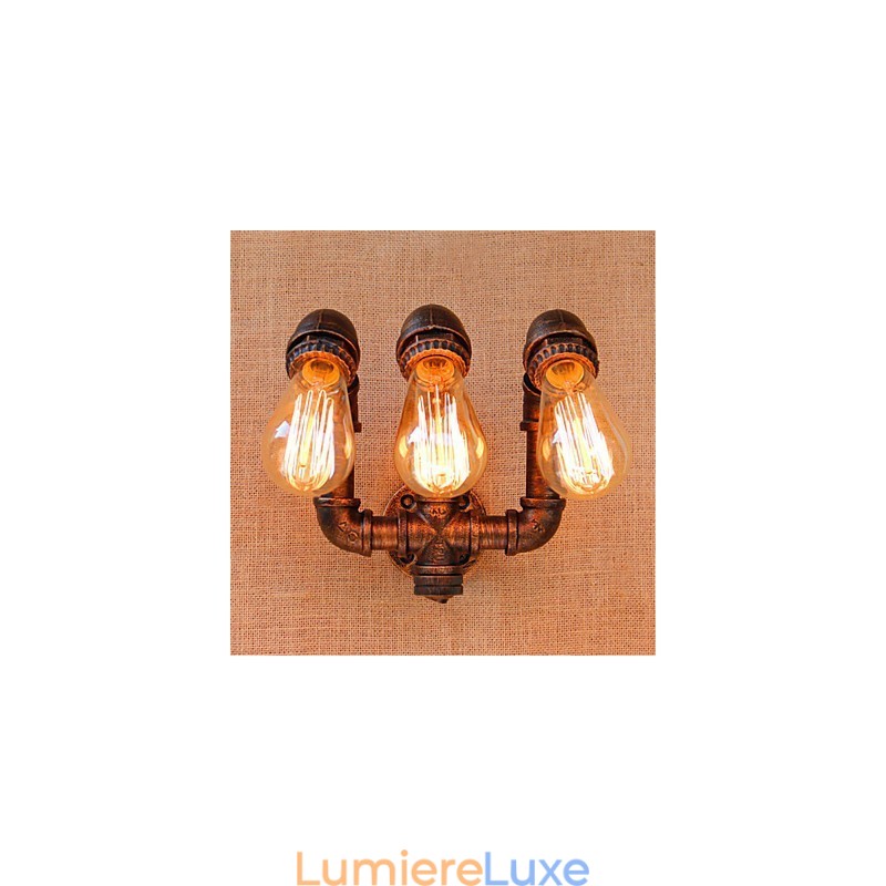 Peinture rustique de style campagnard pour appliques murales à lumière ambiante