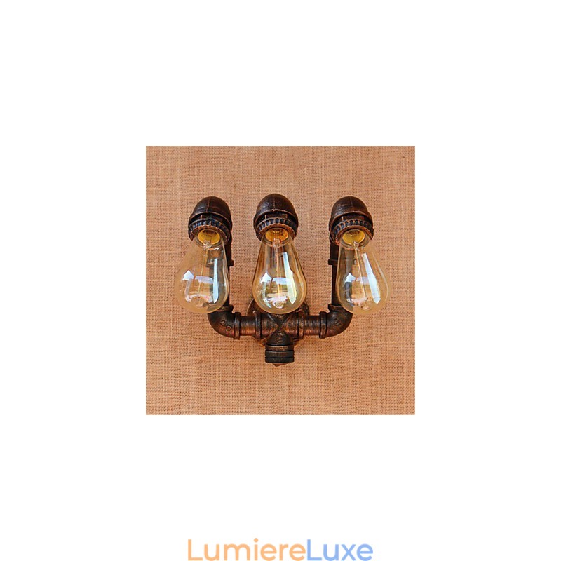 Peinture rustique de style campagnard pour appliques murales à lumière ambiante