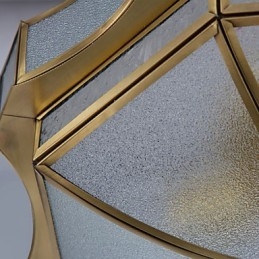Plafonnier décoratif contemporain moderne en cuivre