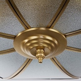 Plafonnier décoratif contemporain moderne en cuivre