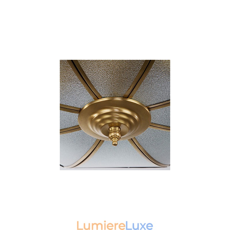 Plafonnier décoratif contemporain moderne en cuivre