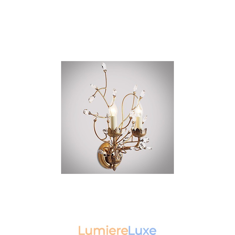 Peinture de style campagnard, classique, rustique et contemporain, pour éclairage en cristal