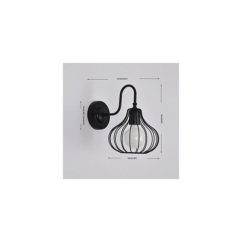 Applique murale classique rustique MaxTraditional pour éclairage d'ambiance de style mini