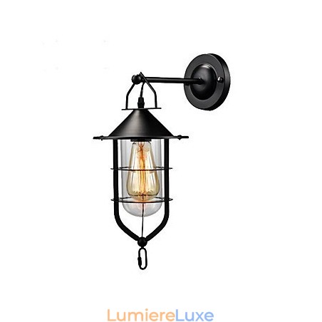 Applique murale de style européen, balcon, allée, lampe d'extérieur, rétro, industriel, bar, cour, escaliers, chambre à coucher Applique murale de style européen, balcon, allée, lampe d'extérieur, rétro, industriel, bar, cour, escaliers, chambre à coucher