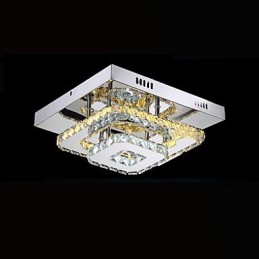 Plafonniers en cristal encastrés transparents ou ambrés K9 pour intérieur CE