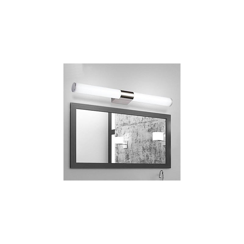 Lampe de salle de bain de haute qualité, 85-265 V, appliques murales en acier inoxydable et acrylique, éclairage de maquillage