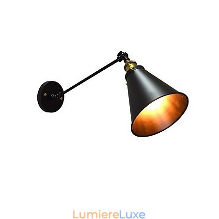 Lampe murale simple en fer Buzz Paint, lampe sabre laser noire muette sur le mur Lampe murale simple en fer Buzz Paint, lampe sabre laser noire muette sur le mur