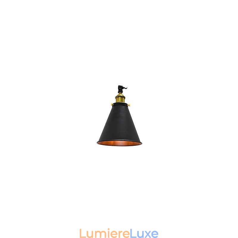 Lampe murale simple en fer Buzz Paint, lampe sabre laser noire muette sur le mur