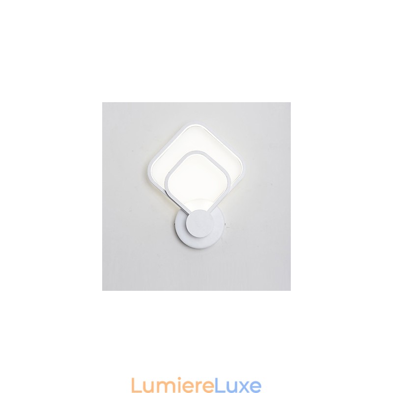 Fonction de peinture contemporaine moderne intégrée pour appliques murales à lumière ambiante