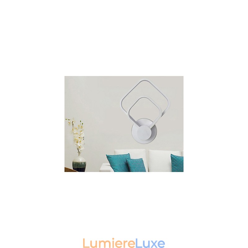 Fonction de peinture contemporaine moderne intégrée pour appliques murales à lumière ambiante