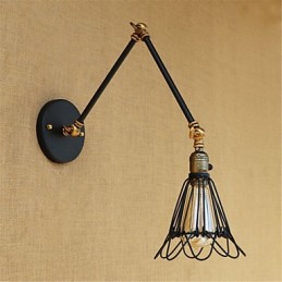 Peinture rétro rustique pour mini-balançoire à bras pivotant et éclairage d'ambiance