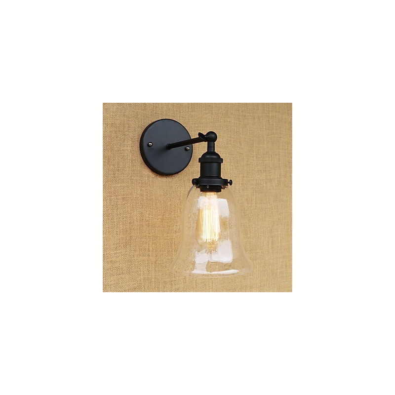 Appliques murales rétro galvanisées de style mini pour la protection des yeux et la lumière ambiante