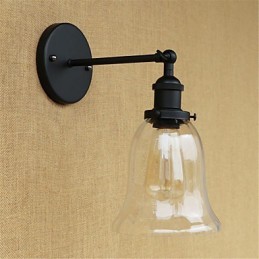 Appliques murales rétro galvanisées de style mini pour la protection des yeux et la lumière ambiante