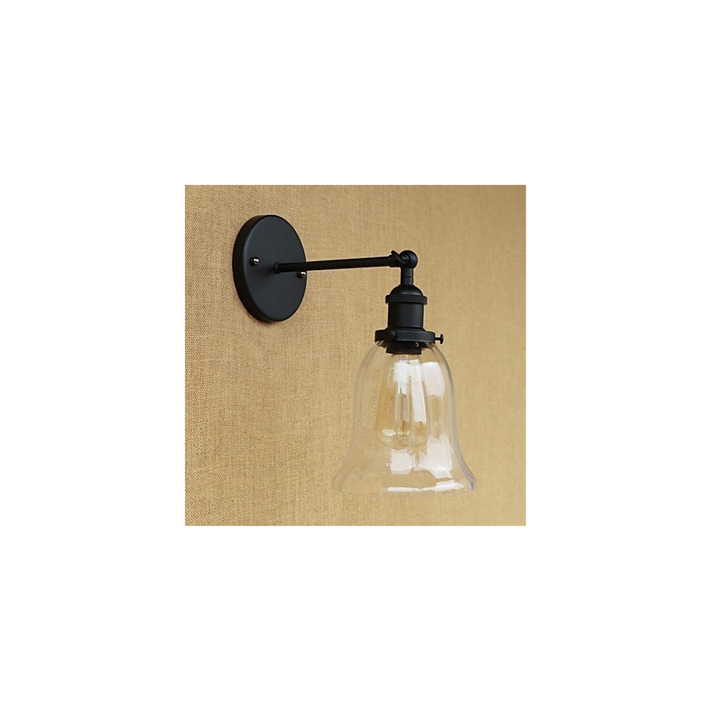 Appliques murales rétro galvanisées de style mini pour la protection des yeux et la lumière ambiante