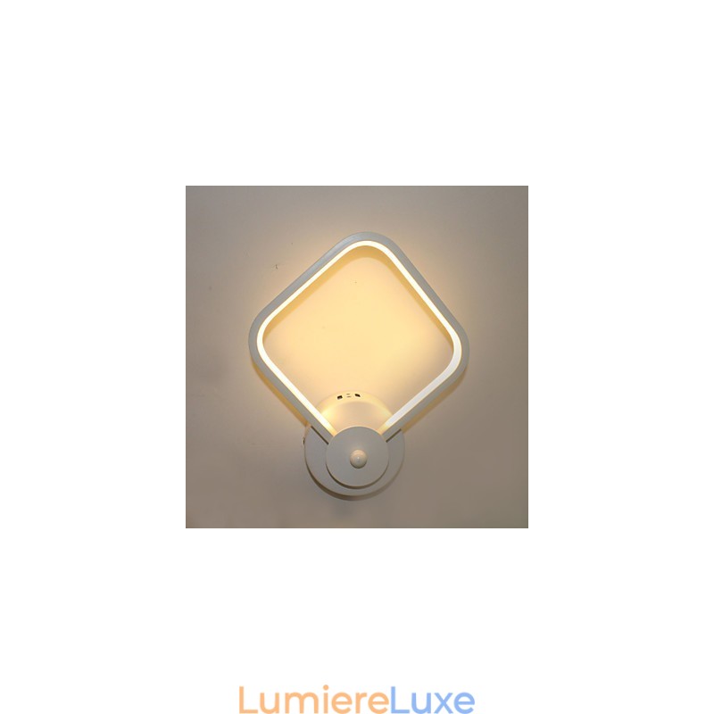 Lampe de chevet simple et moderne pour chambre à coucher, applique murale créative en aluminium pour escaliers