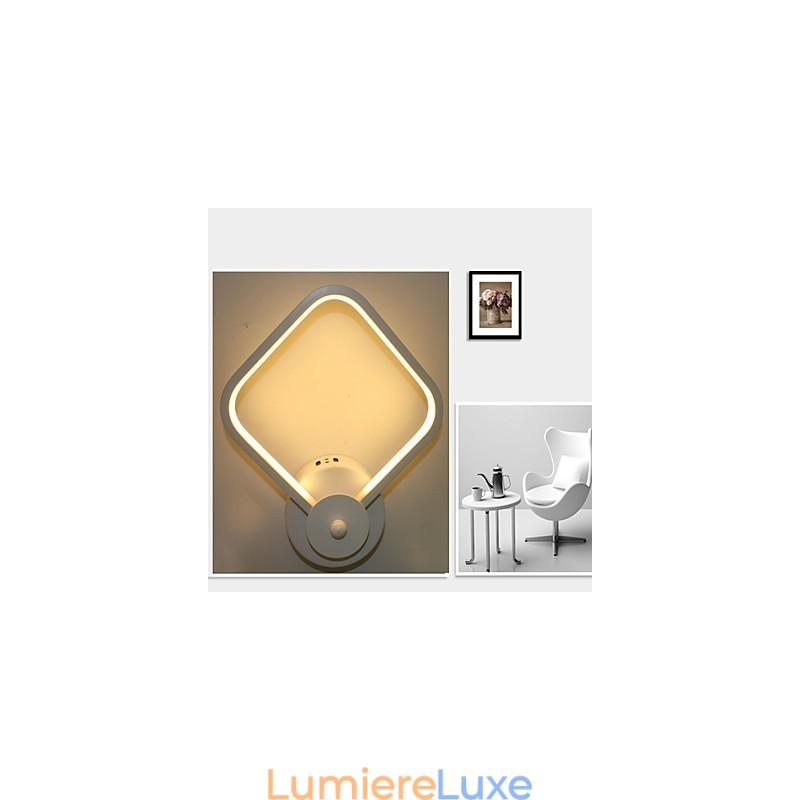 Lampe de chevet simple et moderne pour chambre à coucher, applique murale créative en aluminium pour escaliers