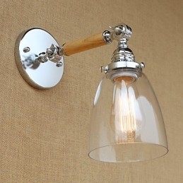 Luminaire d'ambiance à bras pivotant, style rétro et contemporain, galvanisé