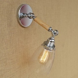 Luminaire d'ambiance à bras pivotant, style rétro et contemporain, galvanisé