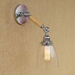 Luminaire d'ambiance à bras pivotant, style rétro et contemporain, galvanisé