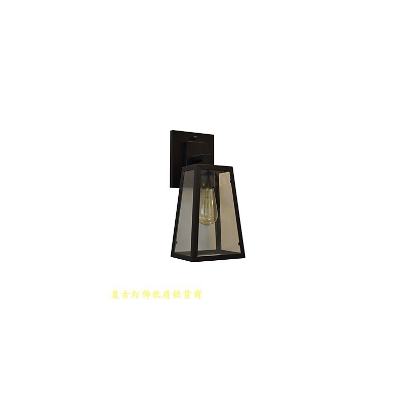 Applique murale en fer forgé, lampe sabre laser noire muette sur le mur