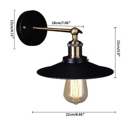 Applique murale loft, lampe murale vintage, éclairage industriel, lampes pour salon, chambre à coucher, luminaires résidentiels
