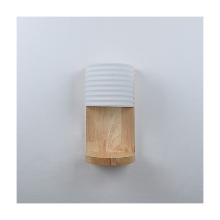 Lampe murale simple, lampe de chevet avec abat-jour en verre et bois massif pour chambre à coucher, commode, salon, chambre de bébé, dortoir universitaire, table basse, bibliothèque Lampe murale simple, lampe de chevet avec abat-jour en verre et bois massif pour chambre à coucher, commode, salon, chambre de bébé, dortoir universitaire, table basse, bibliothèque