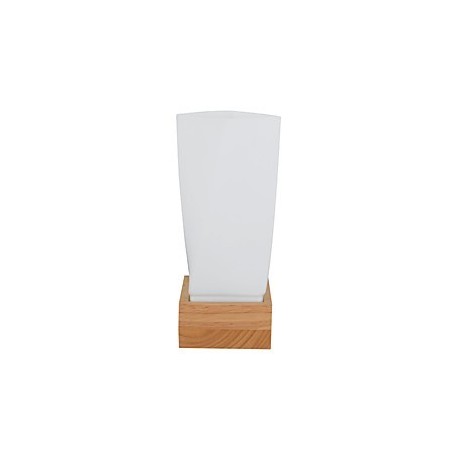 Lampe murale simple, lampe de chevet avec abat-jour en verre et bois massif pour chambre à coucher, commode, salon, chambre de bébé, dortoir universitaire, table basse, bibliothèque Lampe murale simple, lampe de chevet avec abat-jour en verre et bois massif pour chambre à coucher, commode, salon, chambre de bébé, dortoir universitaire, table basse, bibliothèque