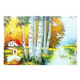Peinture contemporaine moderne intégrée pour appliques murales à lumière ambiante