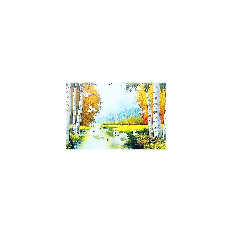 Peinture contemporaine moderne intégrée pour appliques murales à lumière ambiante