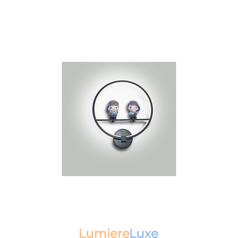 Applique murale moderne et créative, luminaire décoratif pour chambre d'enfant, luminaire décoratif en aluminium, idéal pour un couloir ou une chambre d'enfant