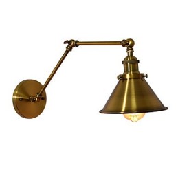 Applique murale en fer forgé, lampe sabre laser noire muette sur le mur
