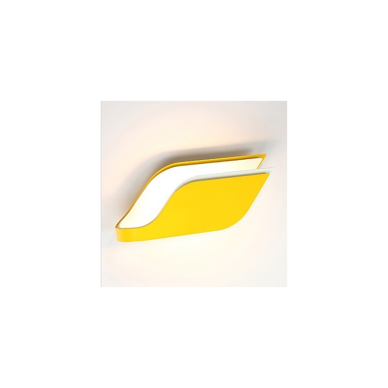 Peinture contemporaine moderne intégrée pour appliques murales à lumière ambiante