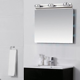 Éclairage de salle de bain moderne contemporain en métal