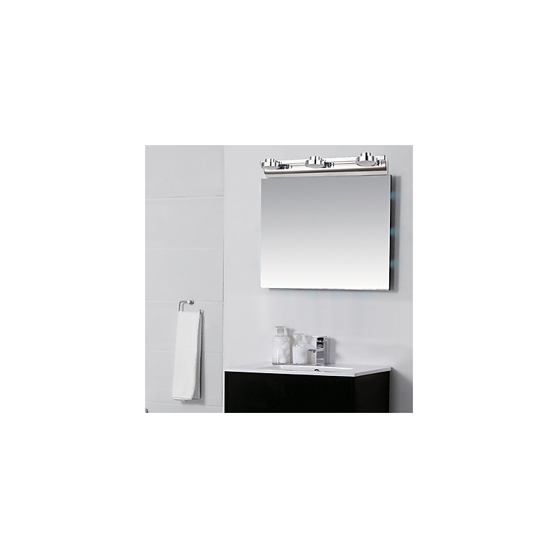 Éclairage de salle de bain moderne contemporain en métal