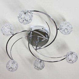 Plafonnier encastré électroplaqué contemporain moderne